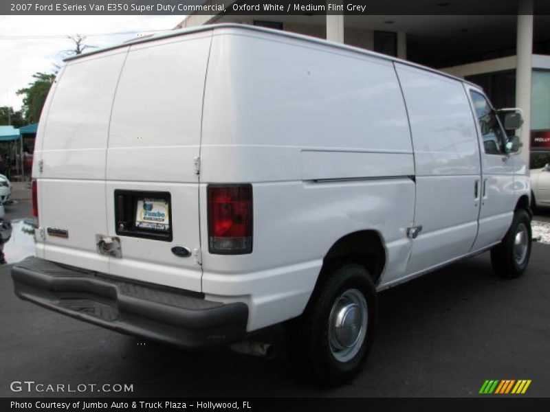 Oxford White / Medium Flint Grey 2007 Ford E Series Van E350 Super Duty Commercial