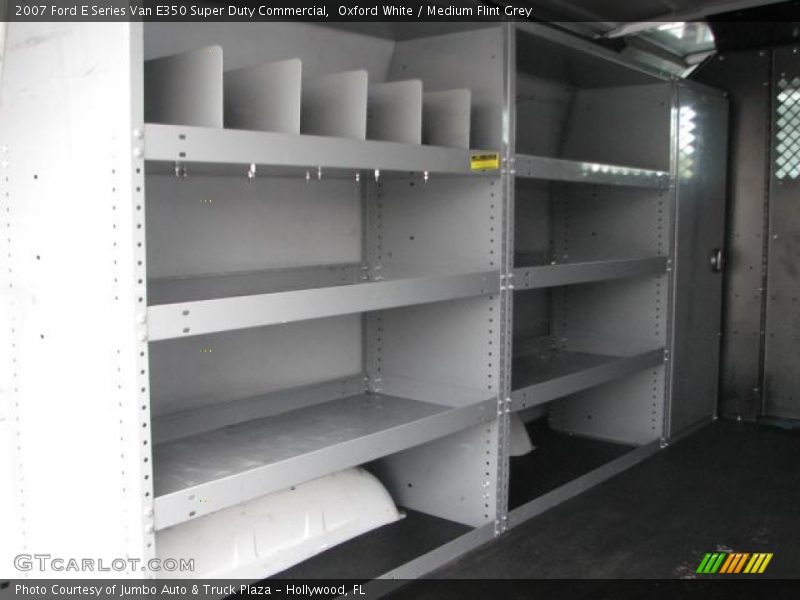 Oxford White / Medium Flint Grey 2007 Ford E Series Van E350 Super Duty Commercial