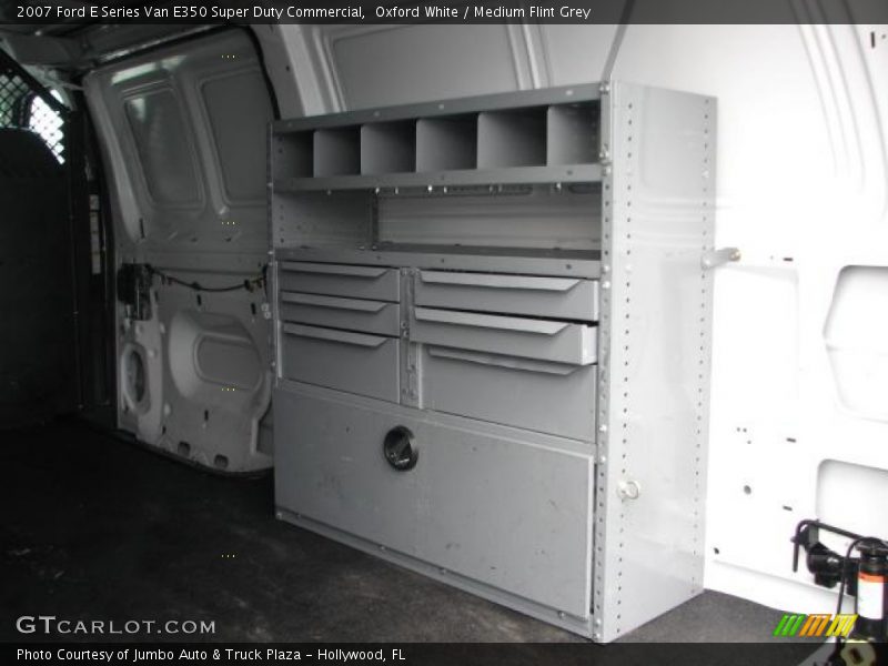 Oxford White / Medium Flint Grey 2007 Ford E Series Van E350 Super Duty Commercial