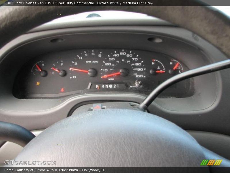 Oxford White / Medium Flint Grey 2007 Ford E Series Van E350 Super Duty Commercial