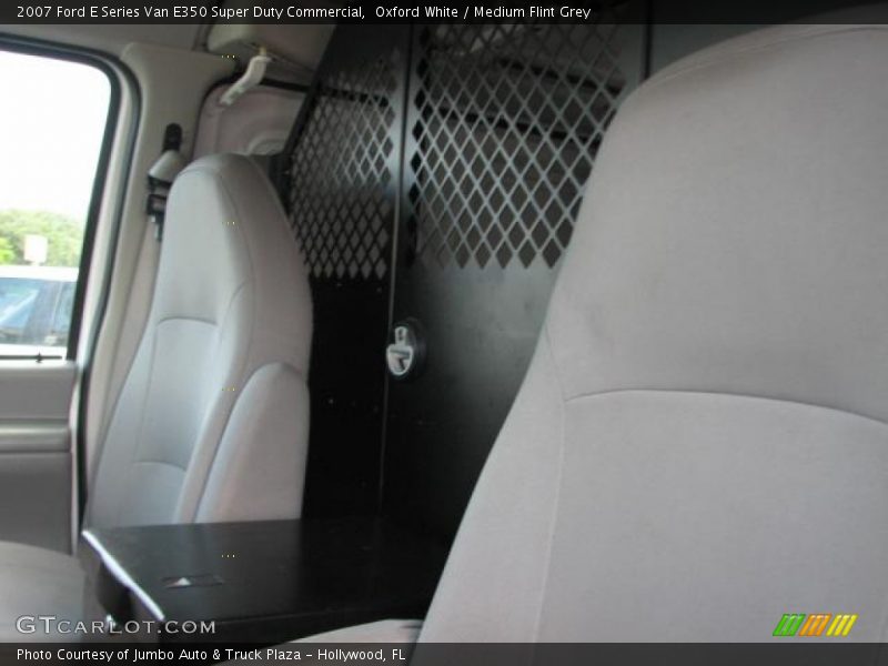 Oxford White / Medium Flint Grey 2007 Ford E Series Van E350 Super Duty Commercial