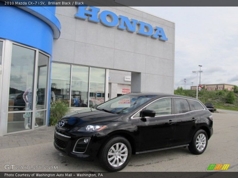 Brilliant Black / Black 2010 Mazda CX-7 i SV