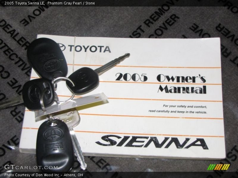 Phantom Gray Pearl / Stone 2005 Toyota Sienna LE