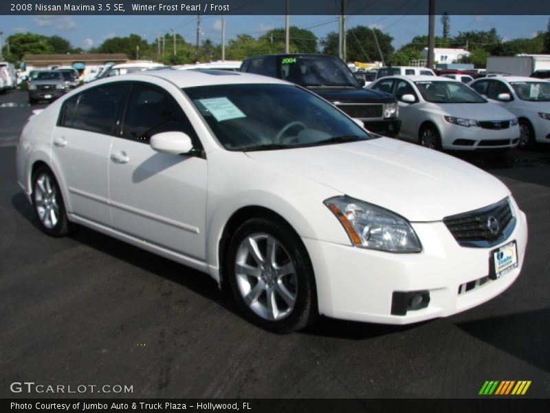 Winter Frost Pearl / Frost 2008 Nissan Maxima 3.5 SE