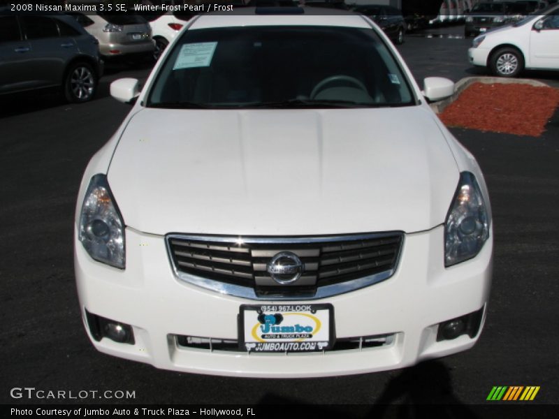 Winter Frost Pearl / Frost 2008 Nissan Maxima 3.5 SE