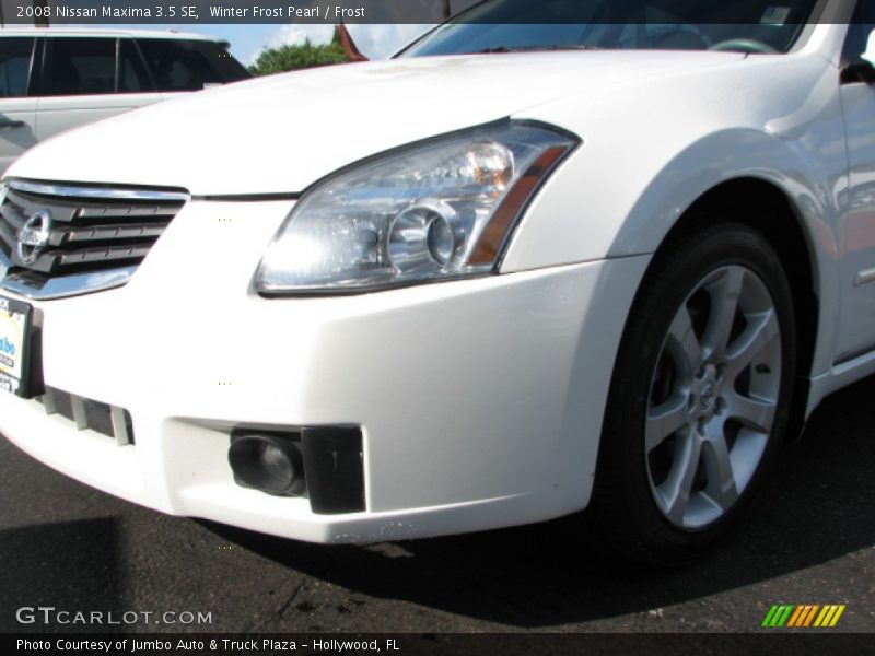 Winter Frost Pearl / Frost 2008 Nissan Maxima 3.5 SE