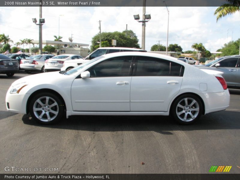 Winter Frost Pearl / Frost 2008 Nissan Maxima 3.5 SE