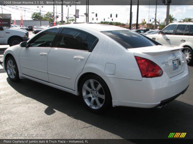 Winter Frost Pearl / Frost 2008 Nissan Maxima 3.5 SE