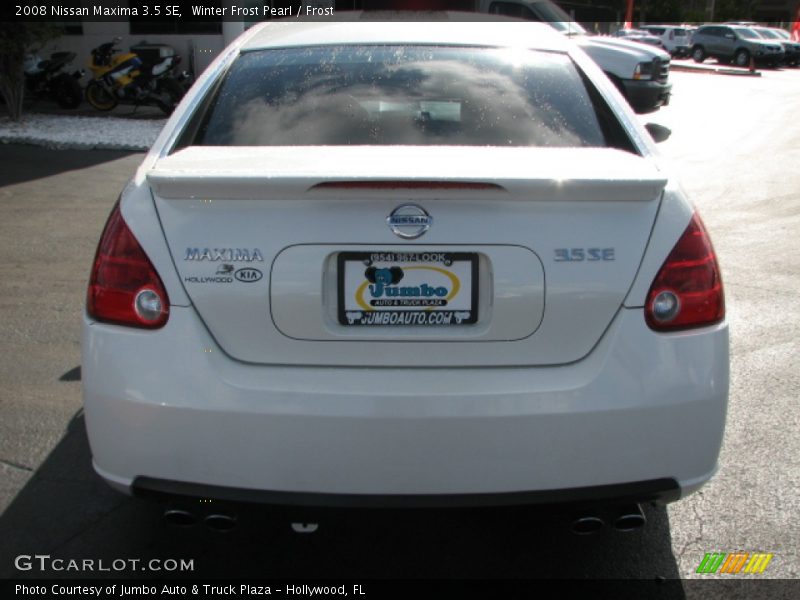 Winter Frost Pearl / Frost 2008 Nissan Maxima 3.5 SE