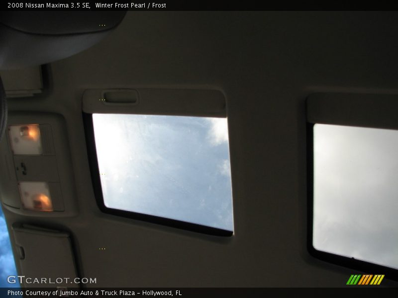 Winter Frost Pearl / Frost 2008 Nissan Maxima 3.5 SE
