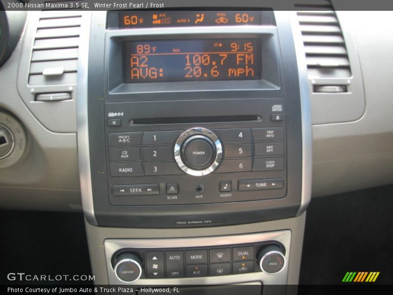 Winter Frost Pearl / Frost 2008 Nissan Maxima 3.5 SE