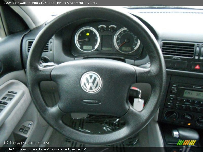 Reflex Silver Metallic / Grey 2004 Volkswagen Jetta GLS Sedan