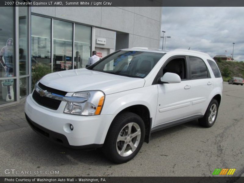 Summit White / Light Gray 2007 Chevrolet Equinox LT AWD