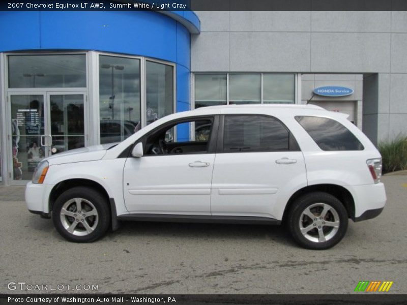 Summit White / Light Gray 2007 Chevrolet Equinox LT AWD