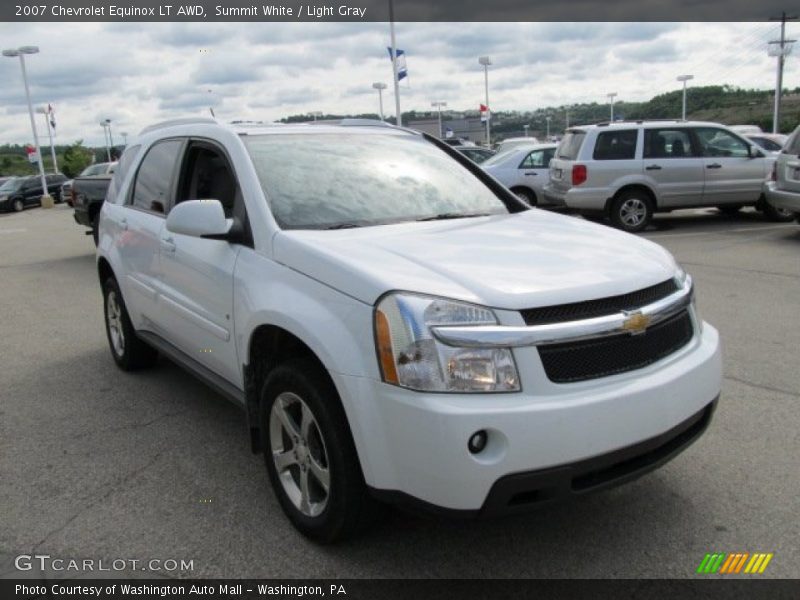 Summit White / Light Gray 2007 Chevrolet Equinox LT AWD