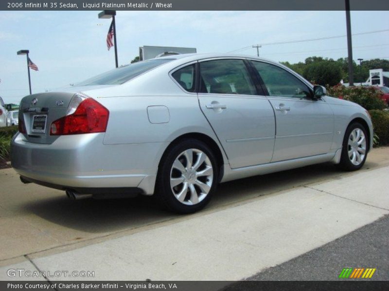 Liquid Platinum Metallic / Wheat 2006 Infiniti M 35 Sedan