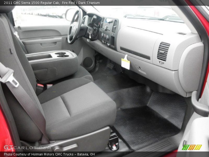 Fire Red / Dark Titanium 2011 GMC Sierra 1500 Regular Cab