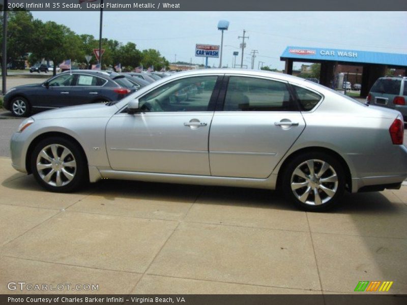 Liquid Platinum Metallic / Wheat 2006 Infiniti M 35 Sedan