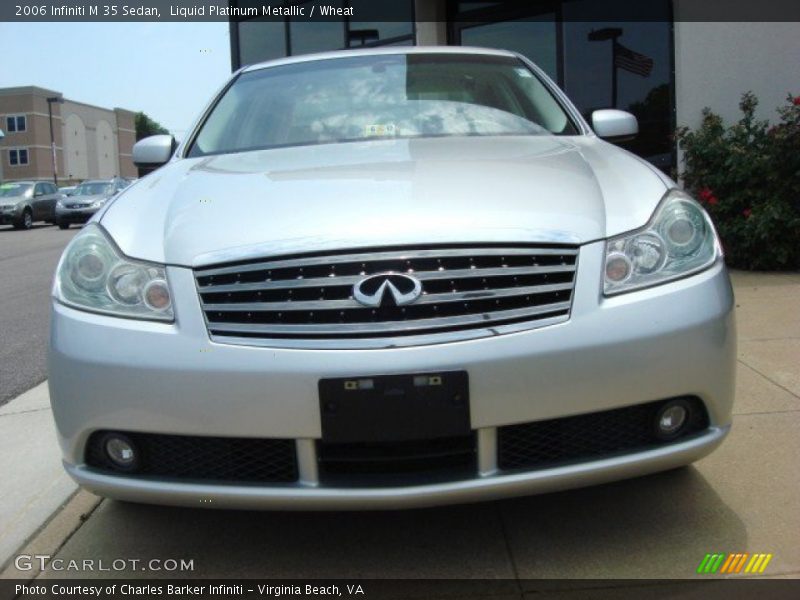 Liquid Platinum Metallic / Wheat 2006 Infiniti M 35 Sedan