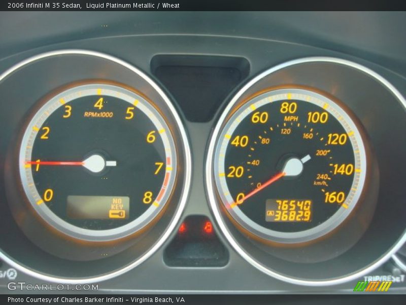 Liquid Platinum Metallic / Wheat 2006 Infiniti M 35 Sedan