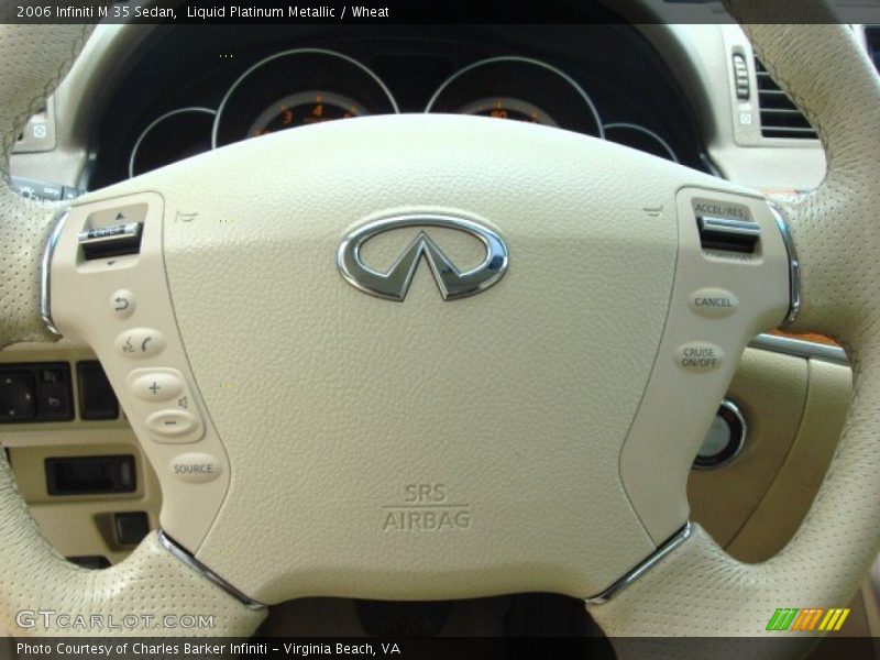 Liquid Platinum Metallic / Wheat 2006 Infiniti M 35 Sedan