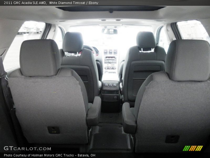 White Diamond Tintcoat / Ebony 2011 GMC Acadia SLE AWD