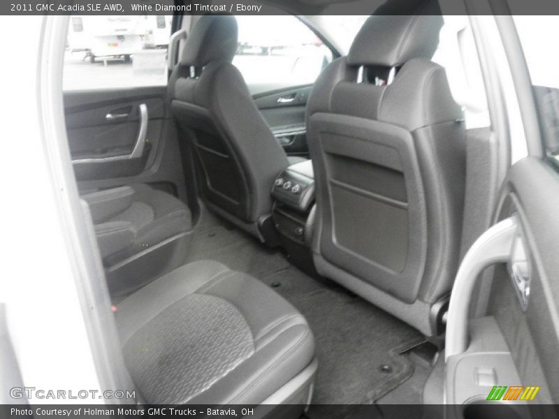 White Diamond Tintcoat / Ebony 2011 GMC Acadia SLE AWD