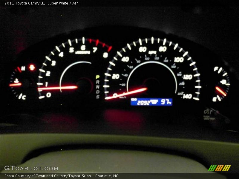 Super White / Ash 2011 Toyota Camry LE