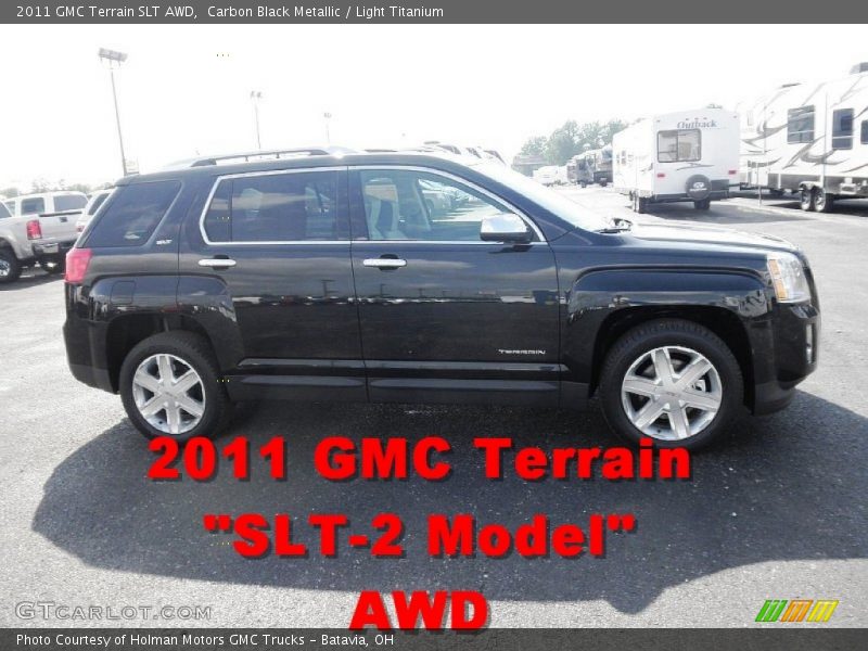 Carbon Black Metallic / Light Titanium 2011 GMC Terrain SLT AWD