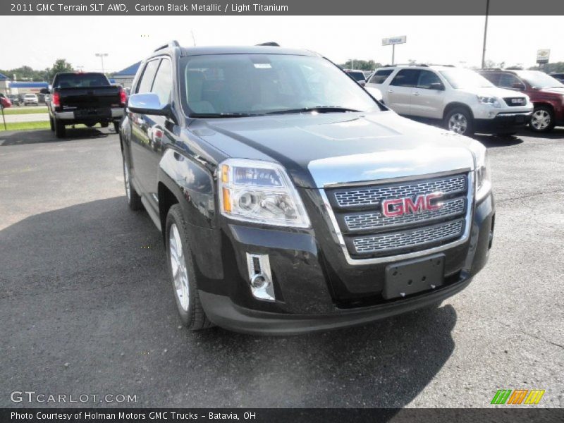 Carbon Black Metallic / Light Titanium 2011 GMC Terrain SLT AWD