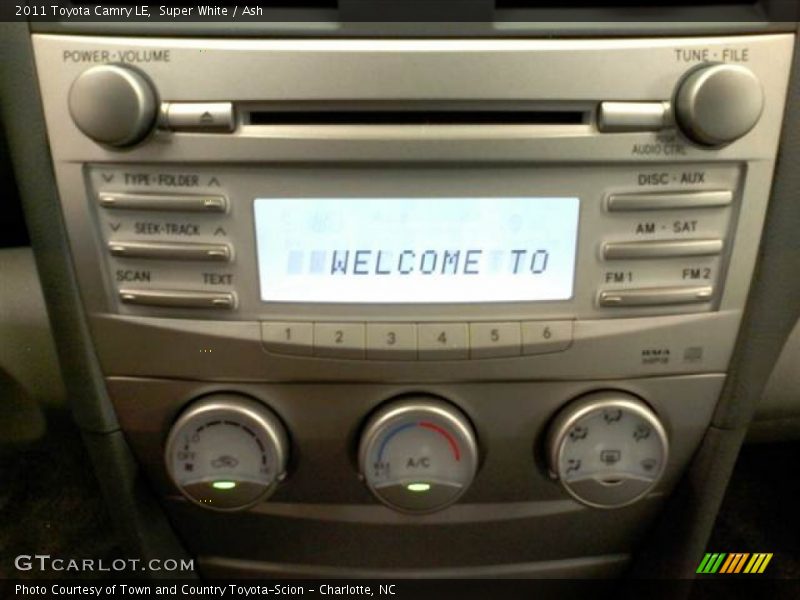 Super White / Ash 2011 Toyota Camry LE