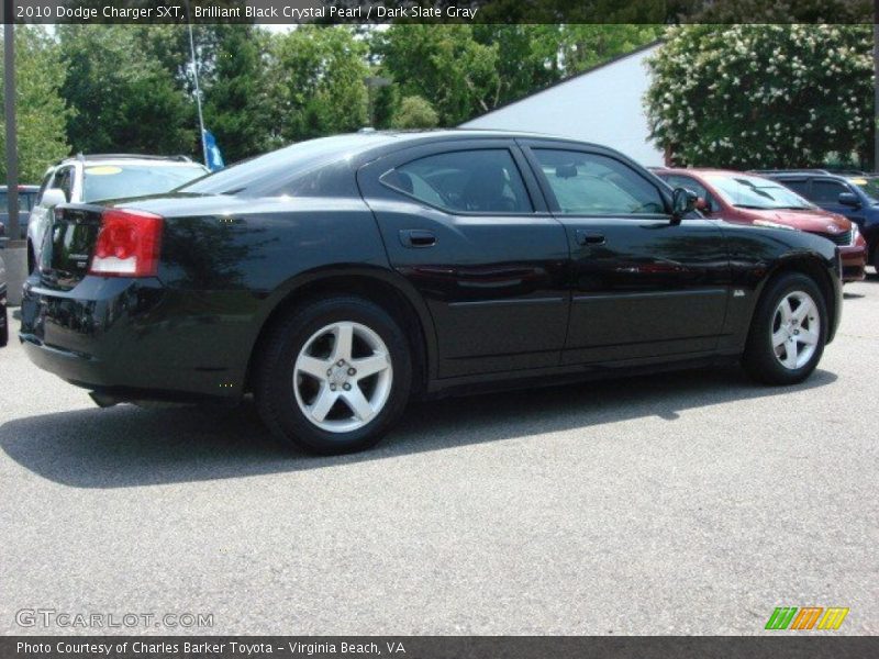 Brilliant Black Crystal Pearl / Dark Slate Gray 2010 Dodge Charger SXT