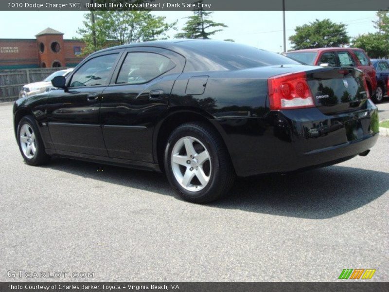 Brilliant Black Crystal Pearl / Dark Slate Gray 2010 Dodge Charger SXT