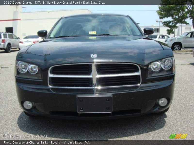 Brilliant Black Crystal Pearl / Dark Slate Gray 2010 Dodge Charger SXT