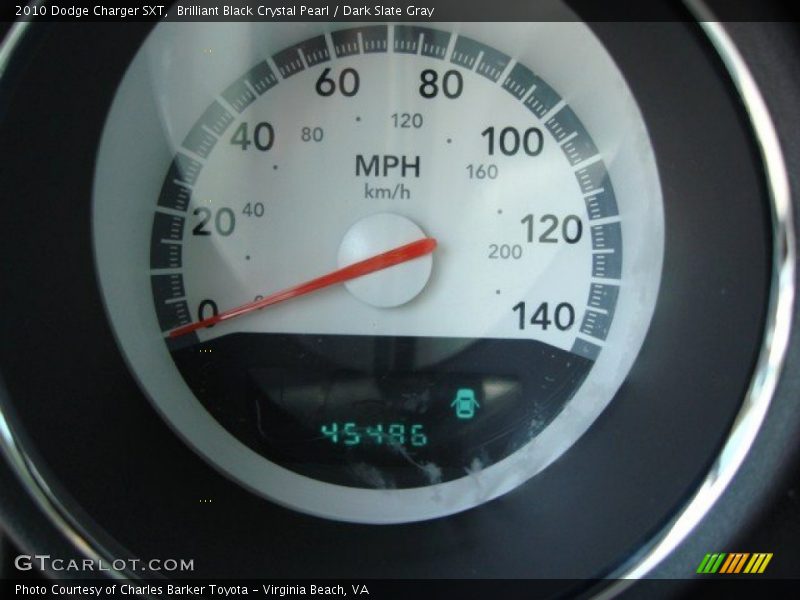 Brilliant Black Crystal Pearl / Dark Slate Gray 2010 Dodge Charger SXT