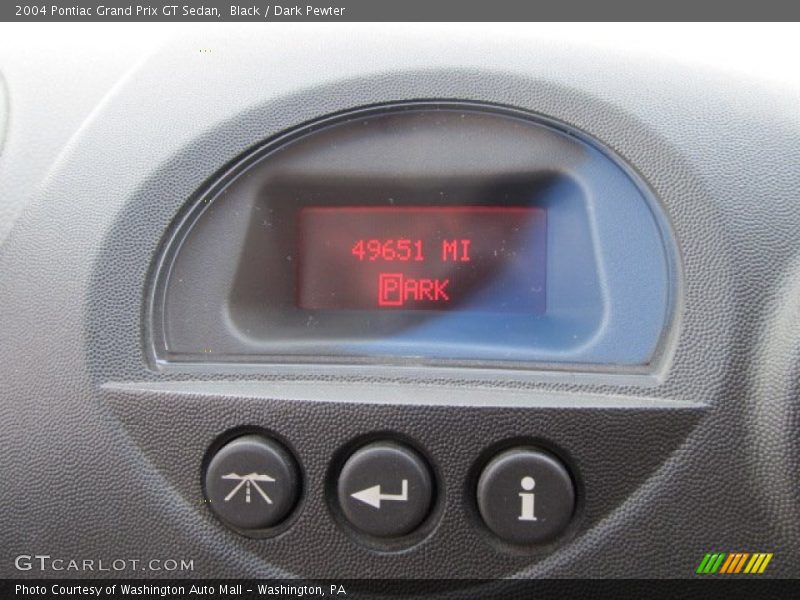 Black / Dark Pewter 2004 Pontiac Grand Prix GT Sedan