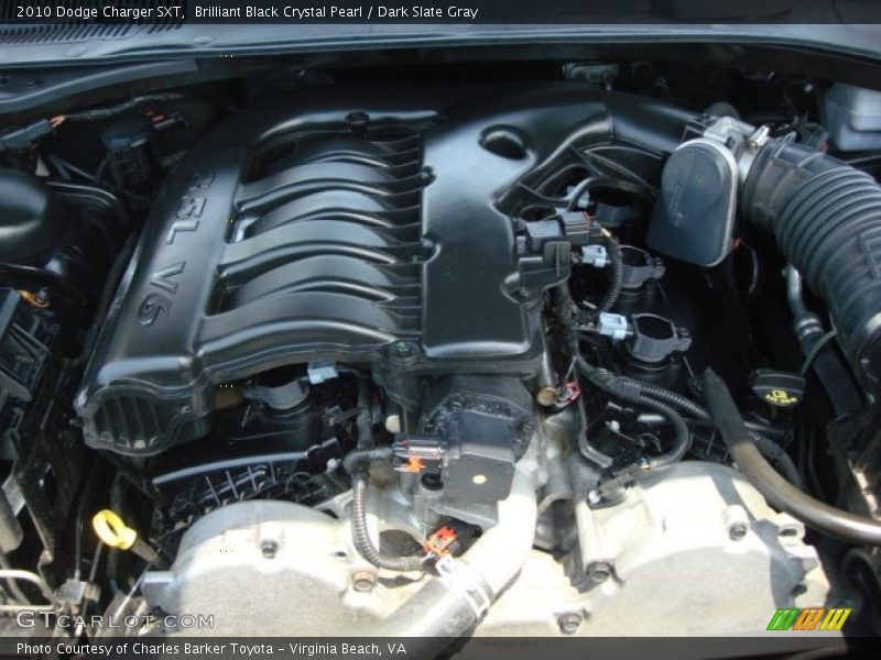Brilliant Black Crystal Pearl / Dark Slate Gray 2010 Dodge Charger SXT