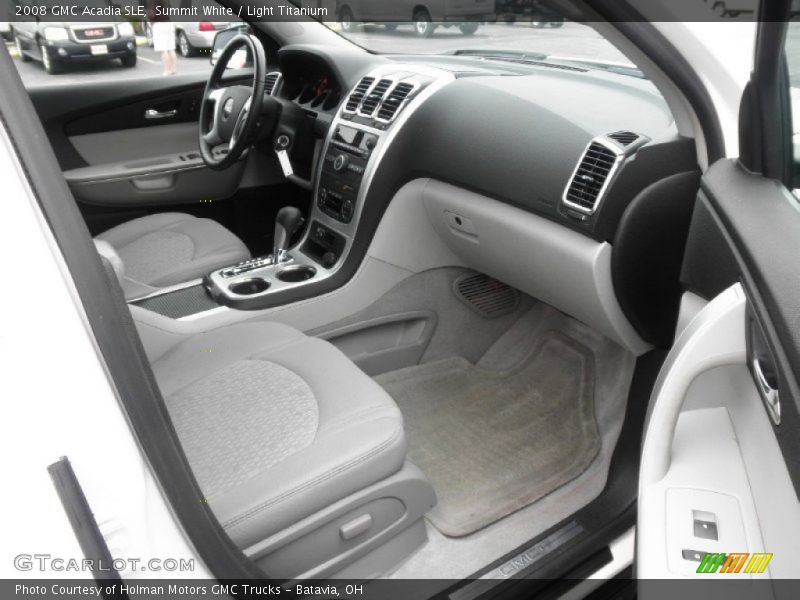 Summit White / Light Titanium 2008 GMC Acadia SLE