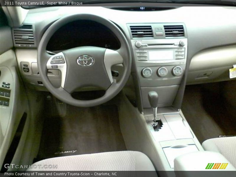 Super White / Bisque 2011 Toyota Camry LE