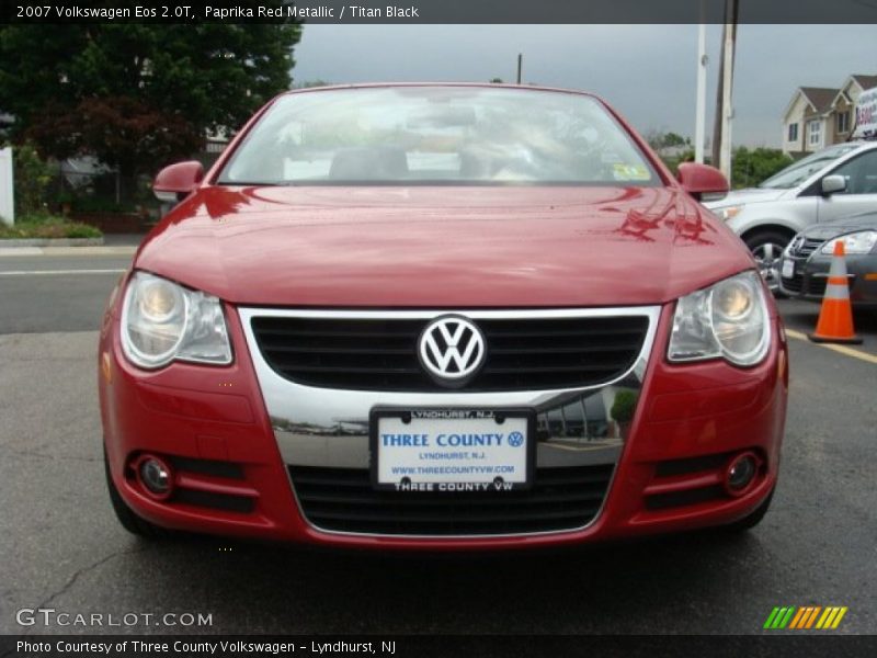 Paprika Red Metallic / Titan Black 2007 Volkswagen Eos 2.0T