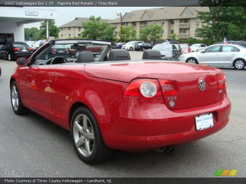 Paprika Red Metallic / Titan Black 2007 Volkswagen Eos 2.0T
