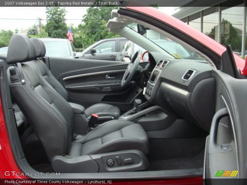  2007 Eos 2.0T Titan Black Interior