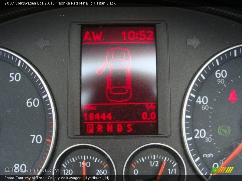Paprika Red Metallic / Titan Black 2007 Volkswagen Eos 2.0T