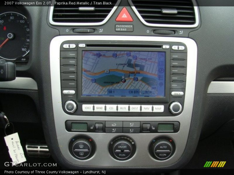 Controls of 2007 Eos 2.0T