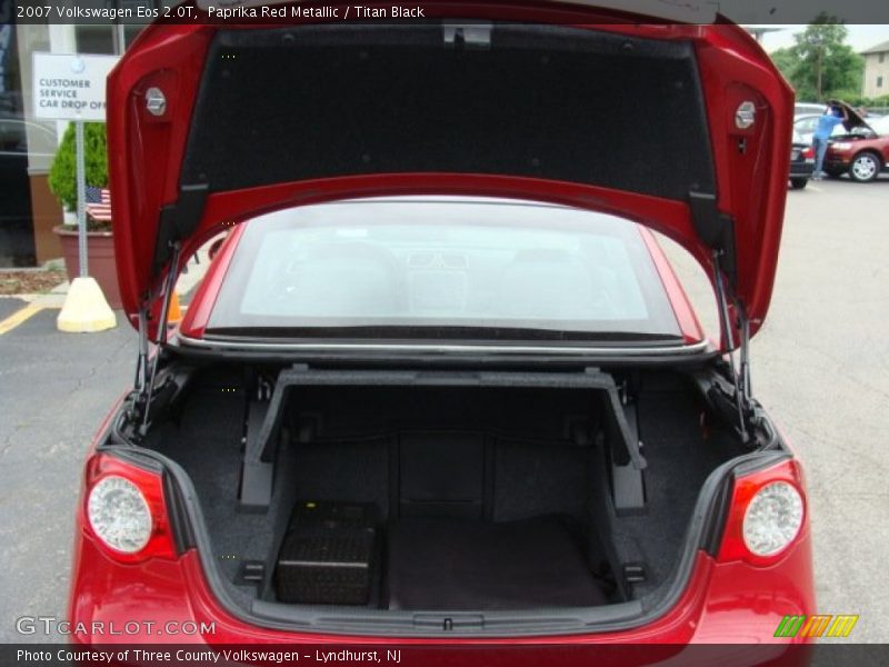 Paprika Red Metallic / Titan Black 2007 Volkswagen Eos 2.0T