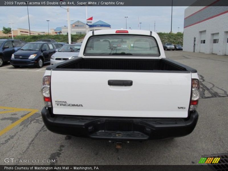 Super White / Graphite Gray 2009 Toyota Tacoma V6 Double Cab 4x4