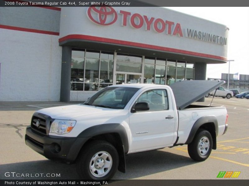 Super White / Graphite Gray 2008 Toyota Tacoma Regular Cab 4x4