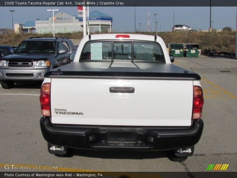Super White / Graphite Gray 2008 Toyota Tacoma Regular Cab 4x4