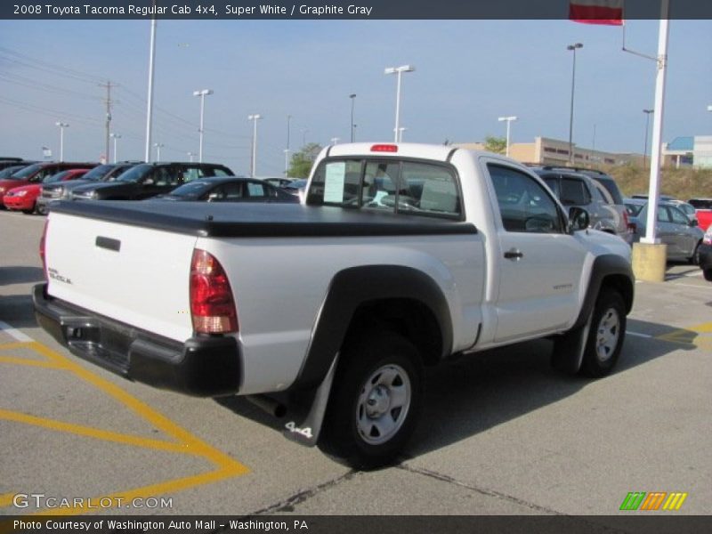 Super White / Graphite Gray 2008 Toyota Tacoma Regular Cab 4x4