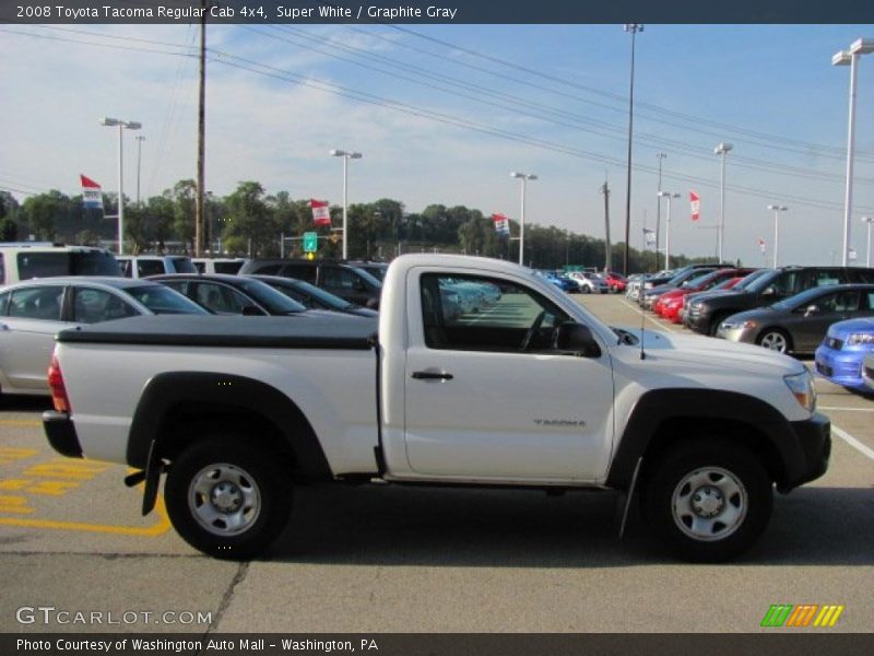 Super White / Graphite Gray 2008 Toyota Tacoma Regular Cab 4x4